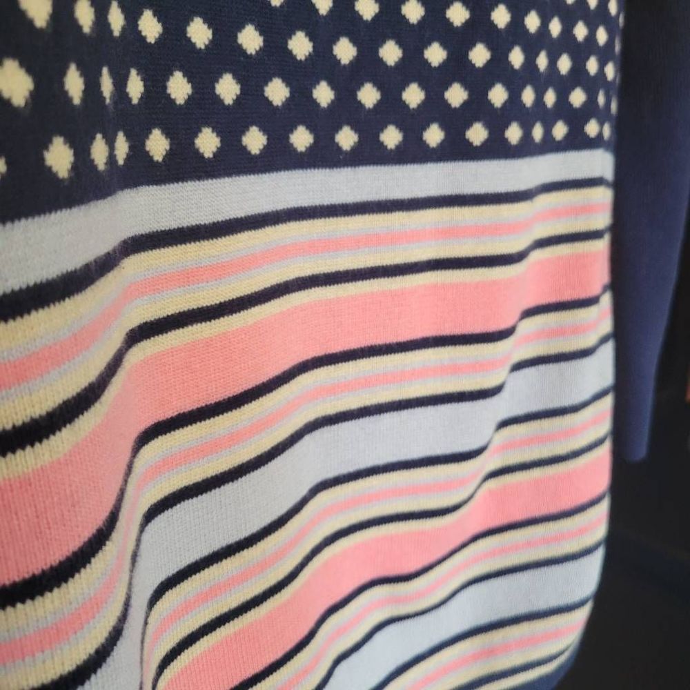 THML Geometric Colorblock Lineline Cardigan - Picture 4 of 6